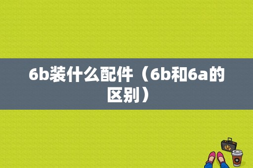 6b装什么配件（6b和6a的区别）