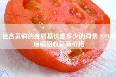 包含渣铜是什么的词条