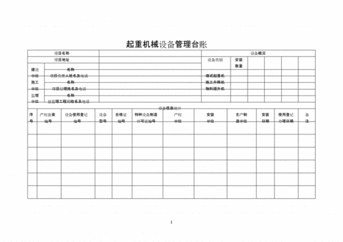 起重机台班是什么意思（起重机械台账应包括哪些内容）