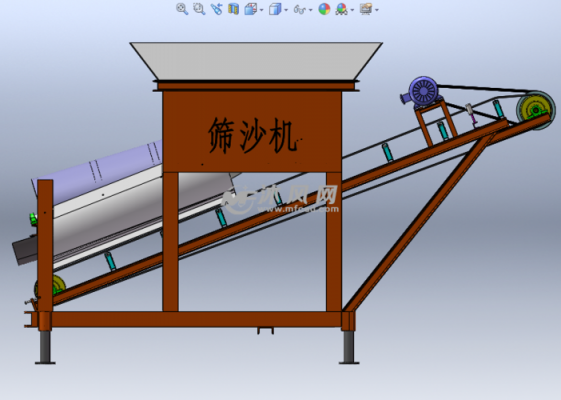 输送沙子用什么设备（沙子输送机结构制作）