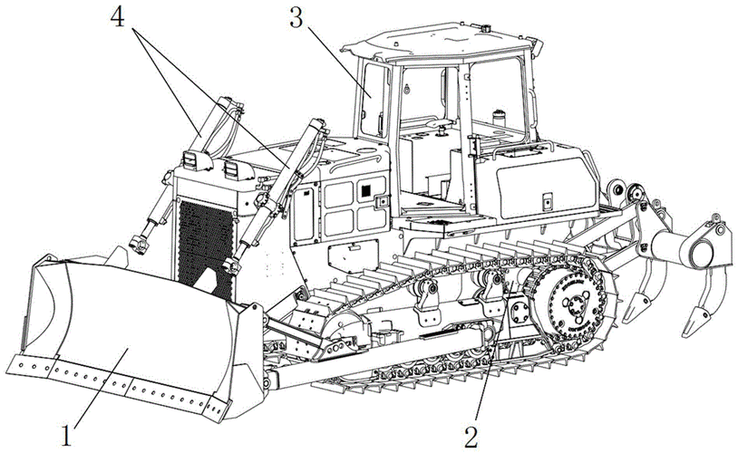 推土机三大件包括什么（推土机主要由哪几部分组成的?）