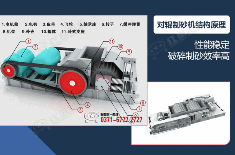 什么叫对辊制砂机（对辊制砂机工作原理图）