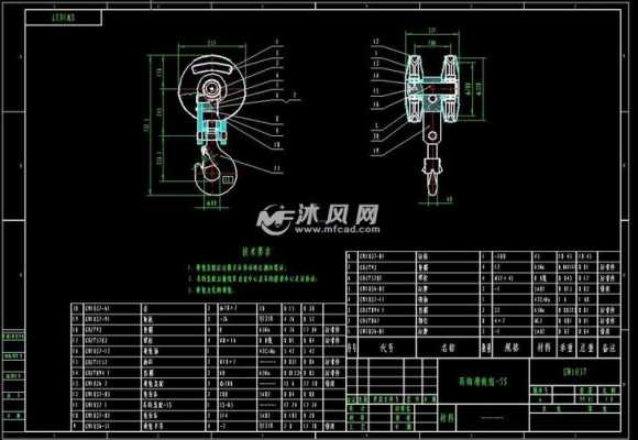 吊车的吊钩是什么滑轮（吊车的滑轮原理示意图）