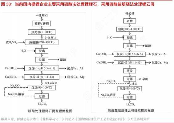 锂石提炼需要什么元料（锂辉石提取锂）