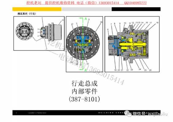 挖机行走马达是什么油（挖机行走马达结构和原理）