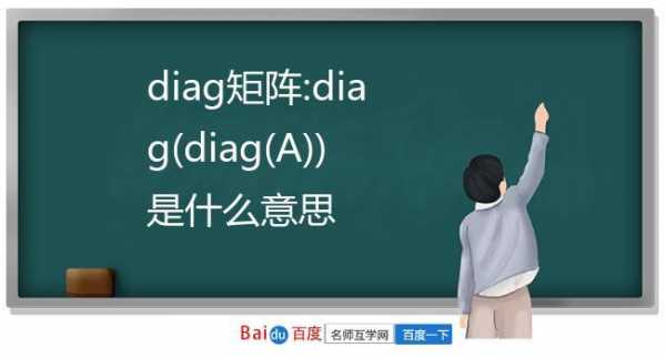 diag是什么意思（高代中diag是什么意思）