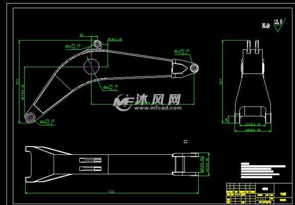 挖掘机臂用的什么钢（挖掘机臂设计图）