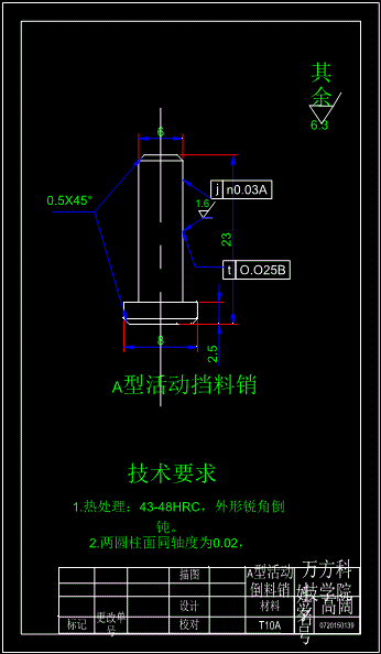 什么是挡料环（挡料销原理）