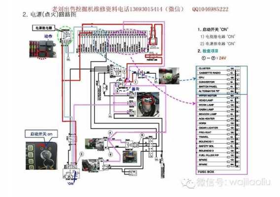 挖机马达是什么样的（挖机启动马达接线原理）