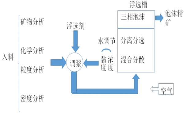 浮选可以分选出什么（浮选过程分为哪几个阶段）