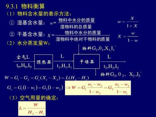 物料烘干的目的是什么（烘干物料计算公式）